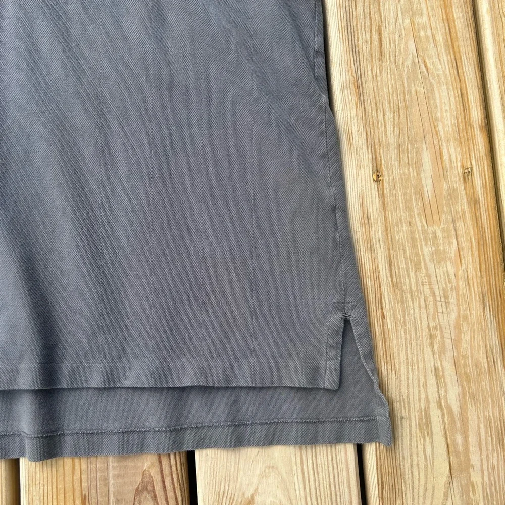 Polo Ralph Lauren Shirt Mens 4XB‎ Gray Polo Faded Wash Cotton Knit Short Sleeve